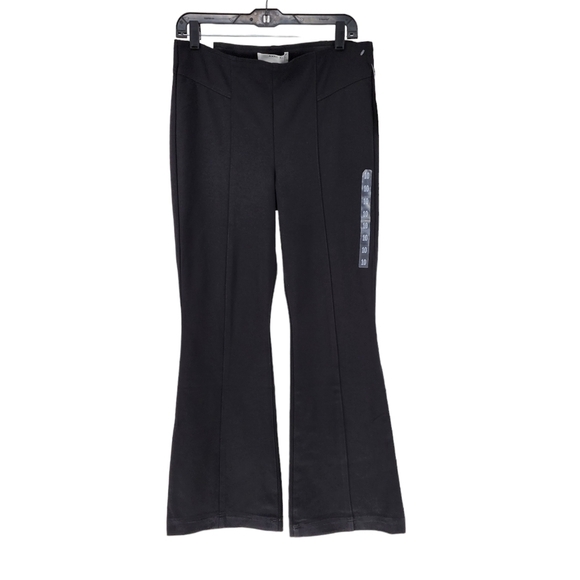 Anne Klein Women's Black Pull On Flare Legging - 10 - Picture 1 of 7